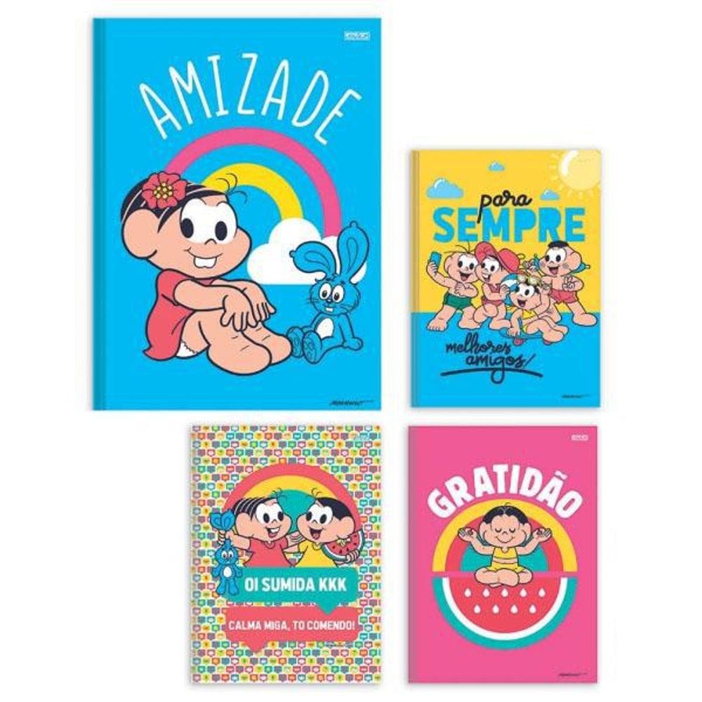 Caderno Brochura 1/4 Cd 80F Turma Da Mônica São Domingos