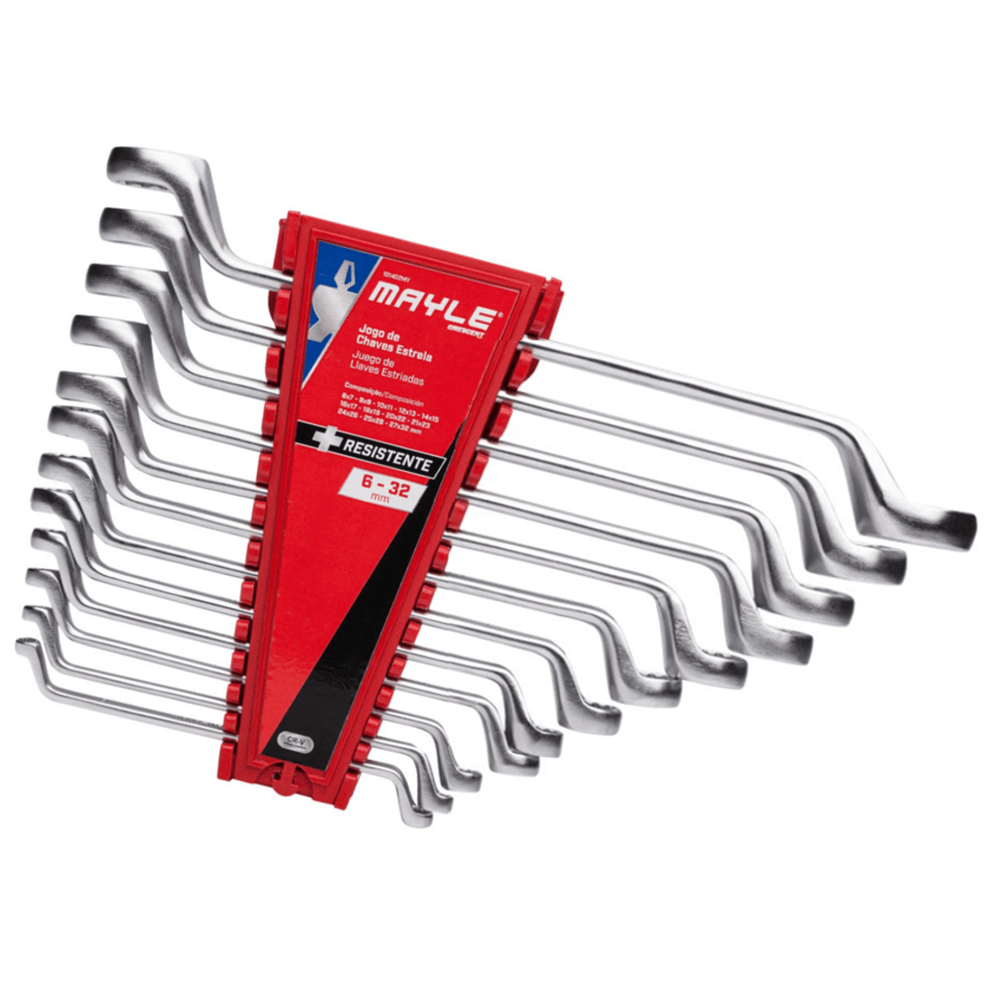 Jogo de Chave Estrela 6 A 32mm 12 Peças - 101402MY - MAYLE
