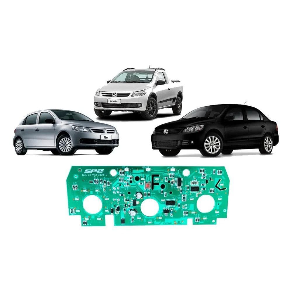 10X Placa Controle Ar Condicionado Gol Saveiro Voyage Gv G5