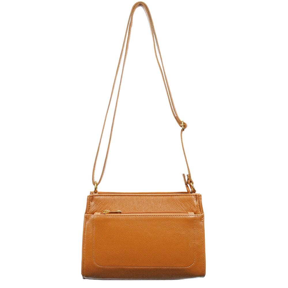 Bolsa Feminina Transversal Mini Pequena em Couro