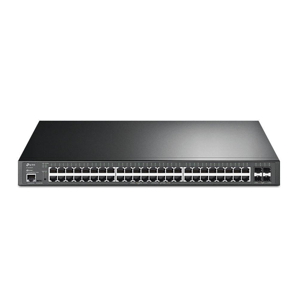 Switch Gerenciavel Jetstream C- 48portas Gigabit 10-100-1000 Poe+ E 4 Slots Sfp+ 10getl-sg3452xp Smb