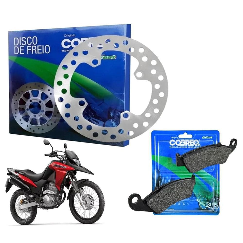 Disco Pastilha Dianteira Cobreq Xre 300 2009 A 2014 Sem Abs