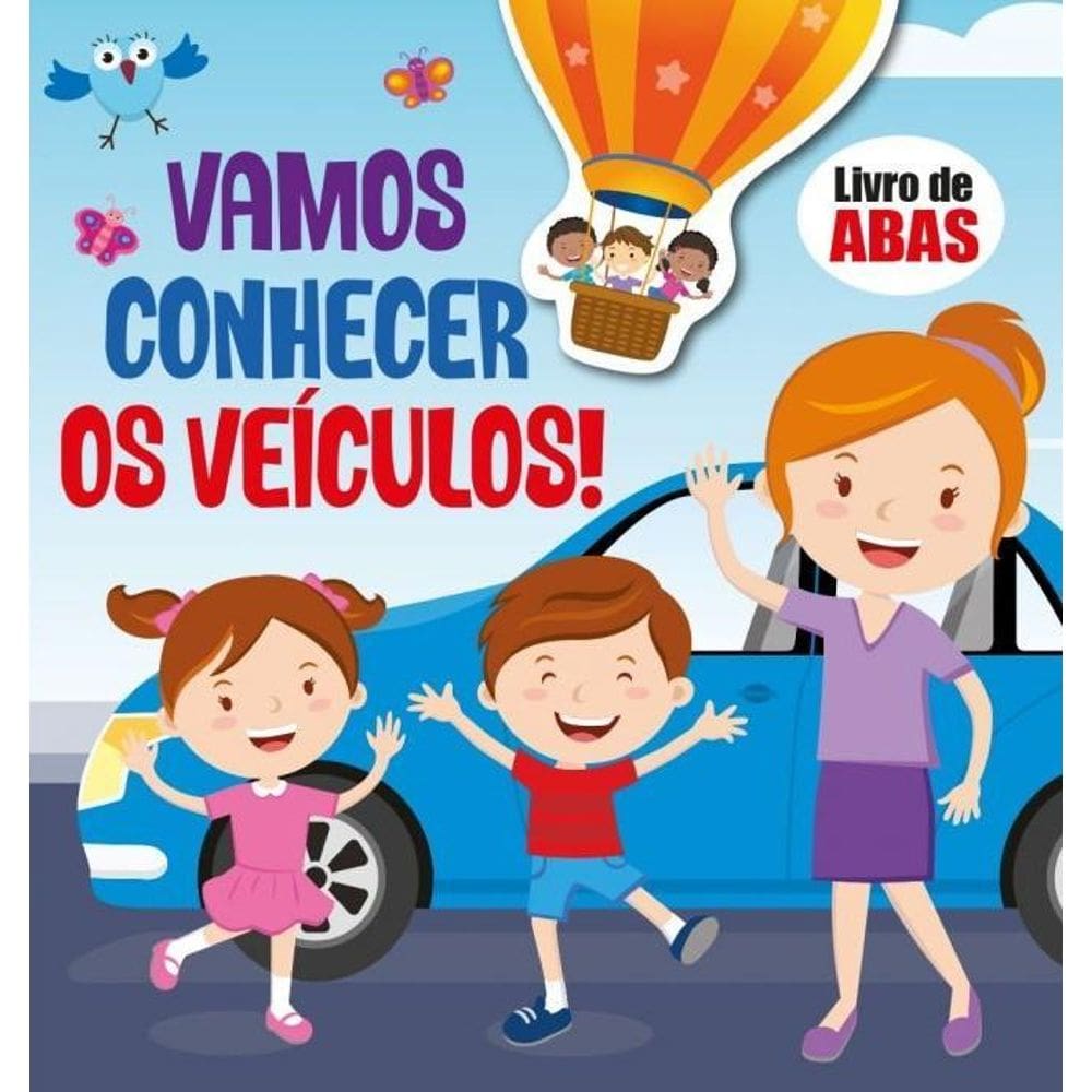 Livro De Abas - Vamos Conhecer Os Veículos