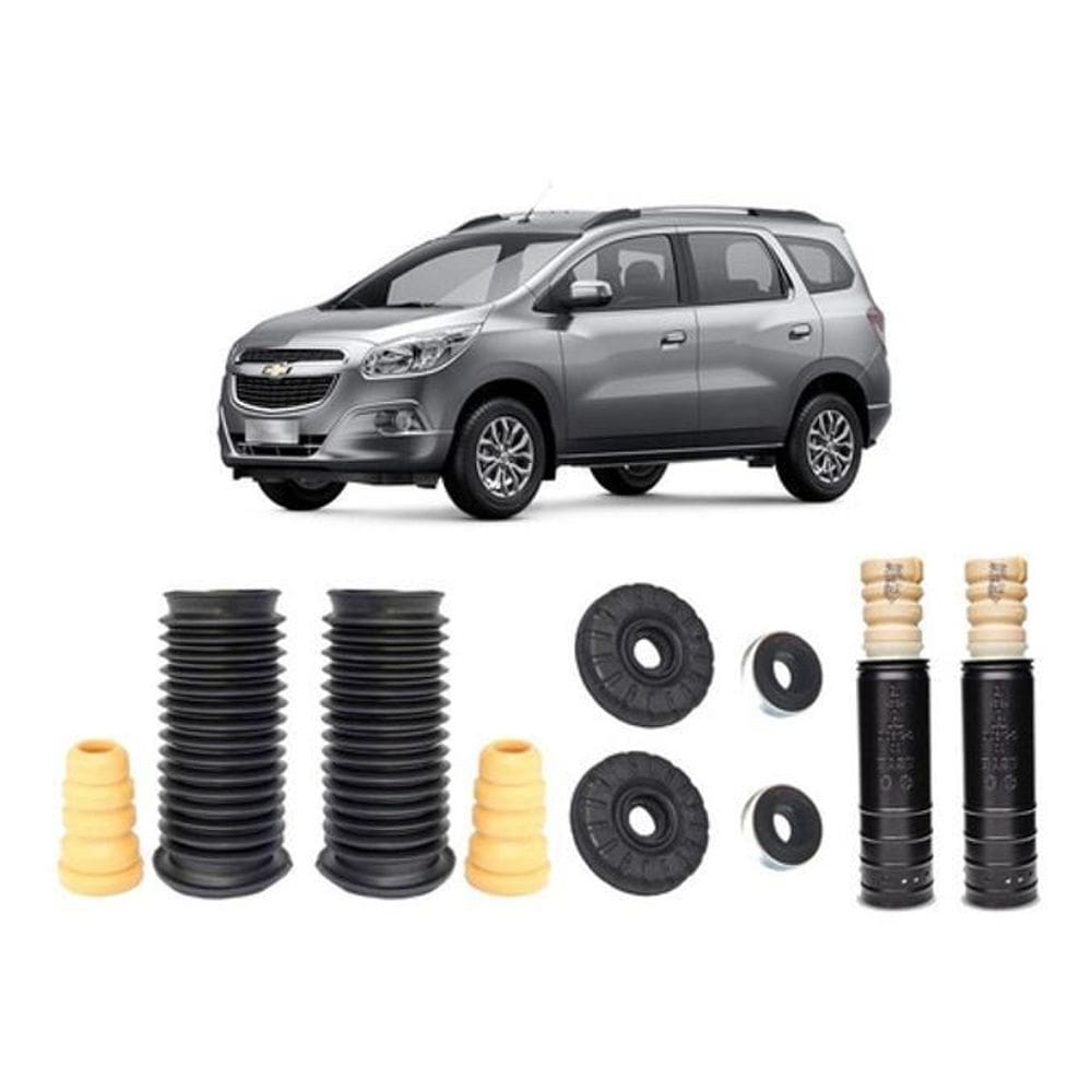 Kit Coxim Batente Dianteiro Traseiro Spin 2014 2015 2016 17
