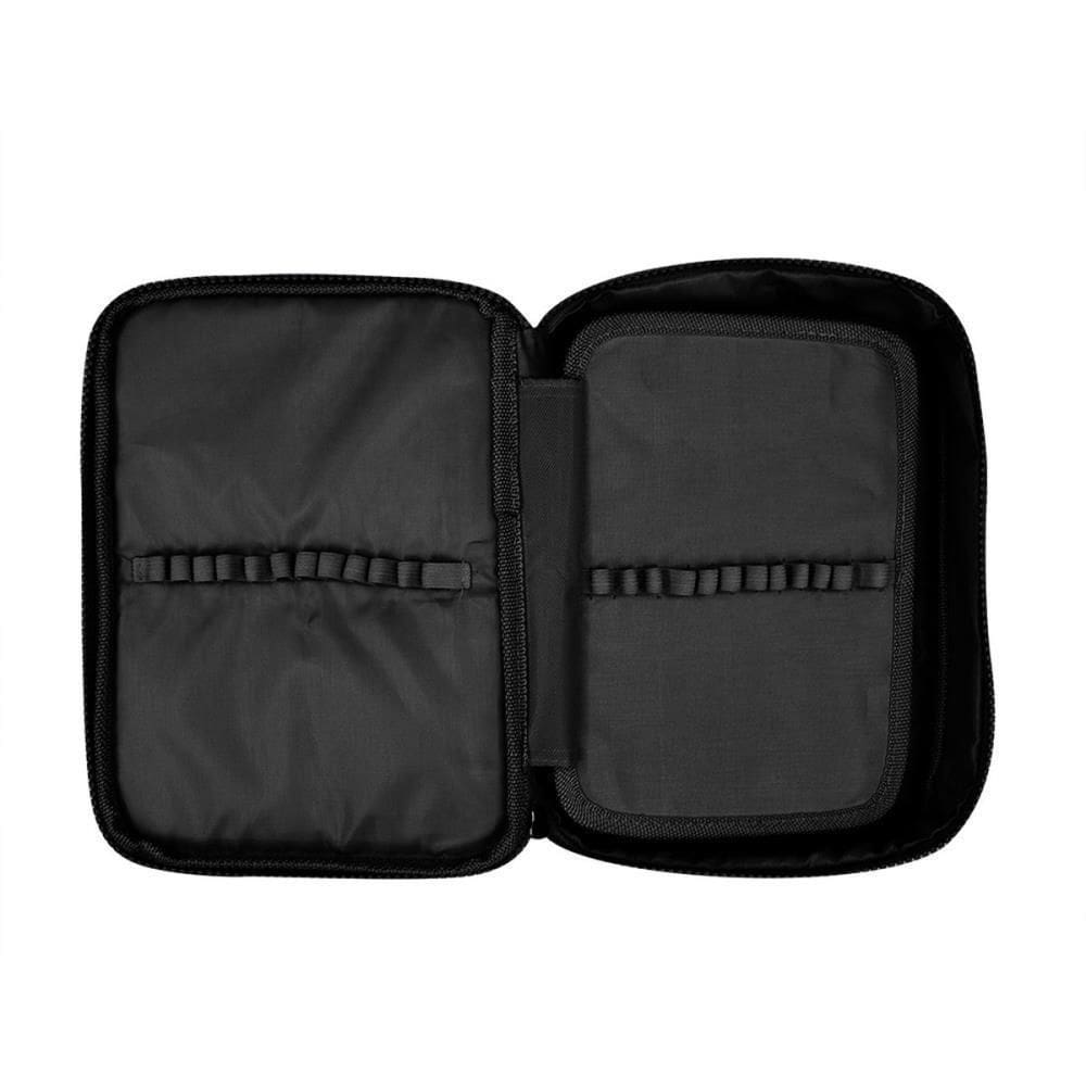 Estojo Tecido Box Preto G C/Divisoria