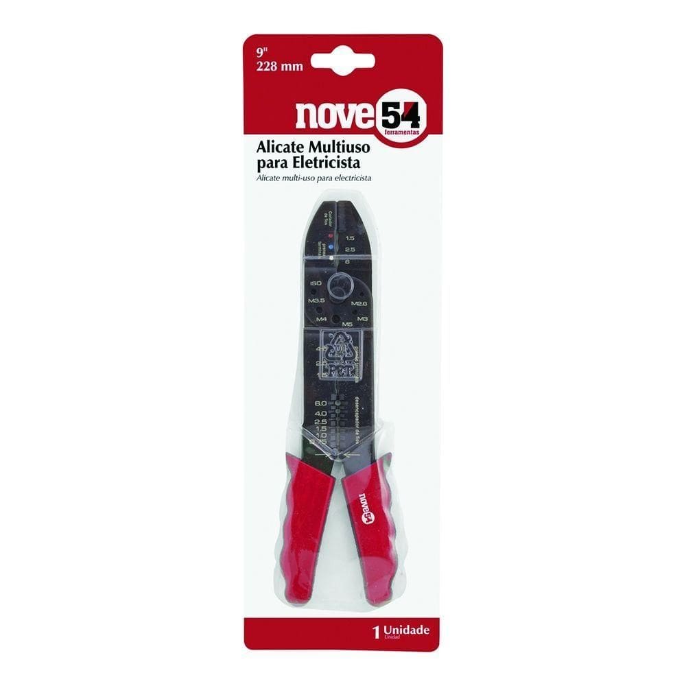 Alicate Multiuso Vonder 954 Para Eletrecista 9