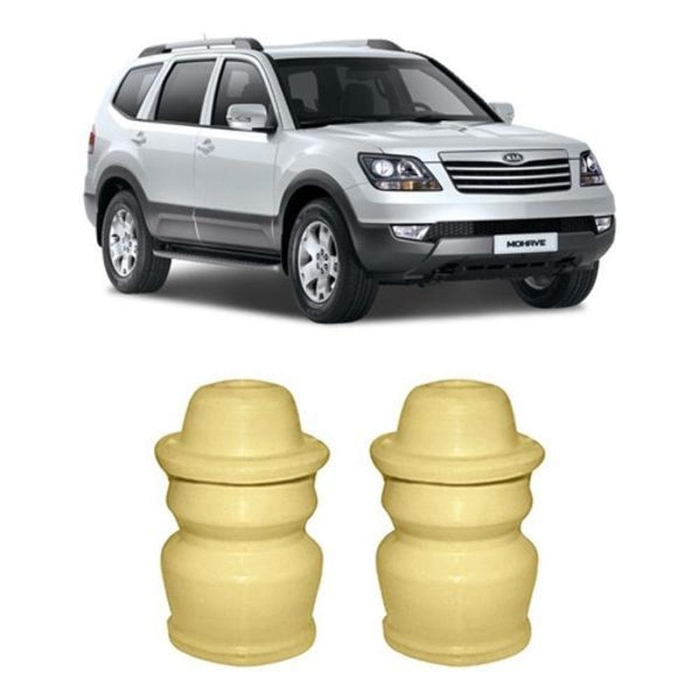 Par Batente Amarelo Amortecedor Traseiro Mohave 2008 A 2014