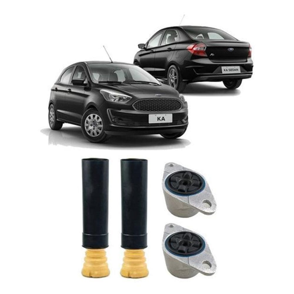 Kit Batente Suspensão Traseira New Ka 2015 2016 2017 2018 19