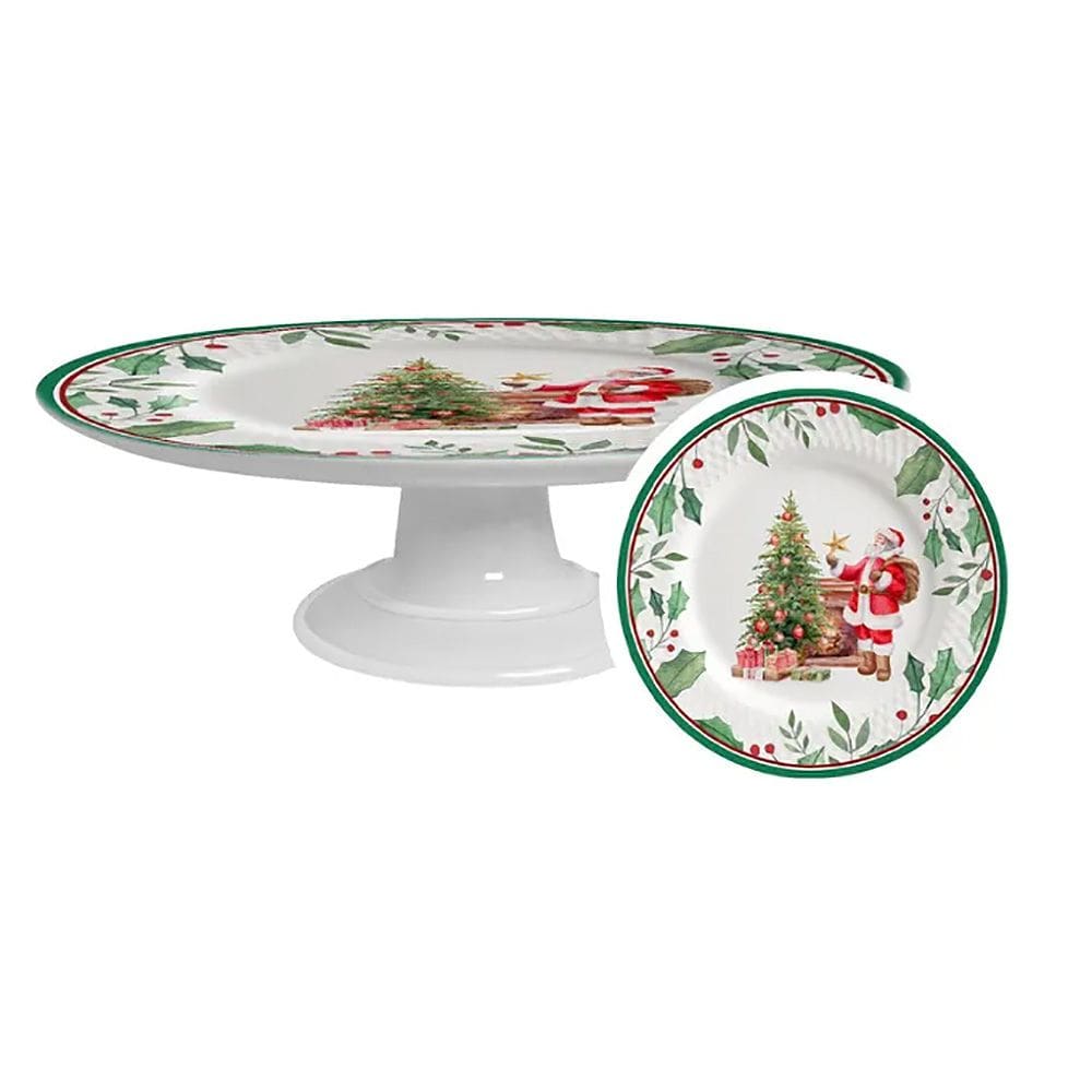 Boleira Pequena Plus Azevinho Papai Noel 1275-316P - Alleanza