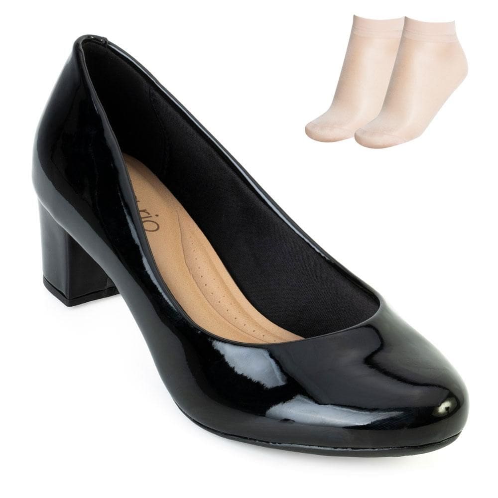 Sapato Salto Beira Rio e Meia BR23-47774VZ P