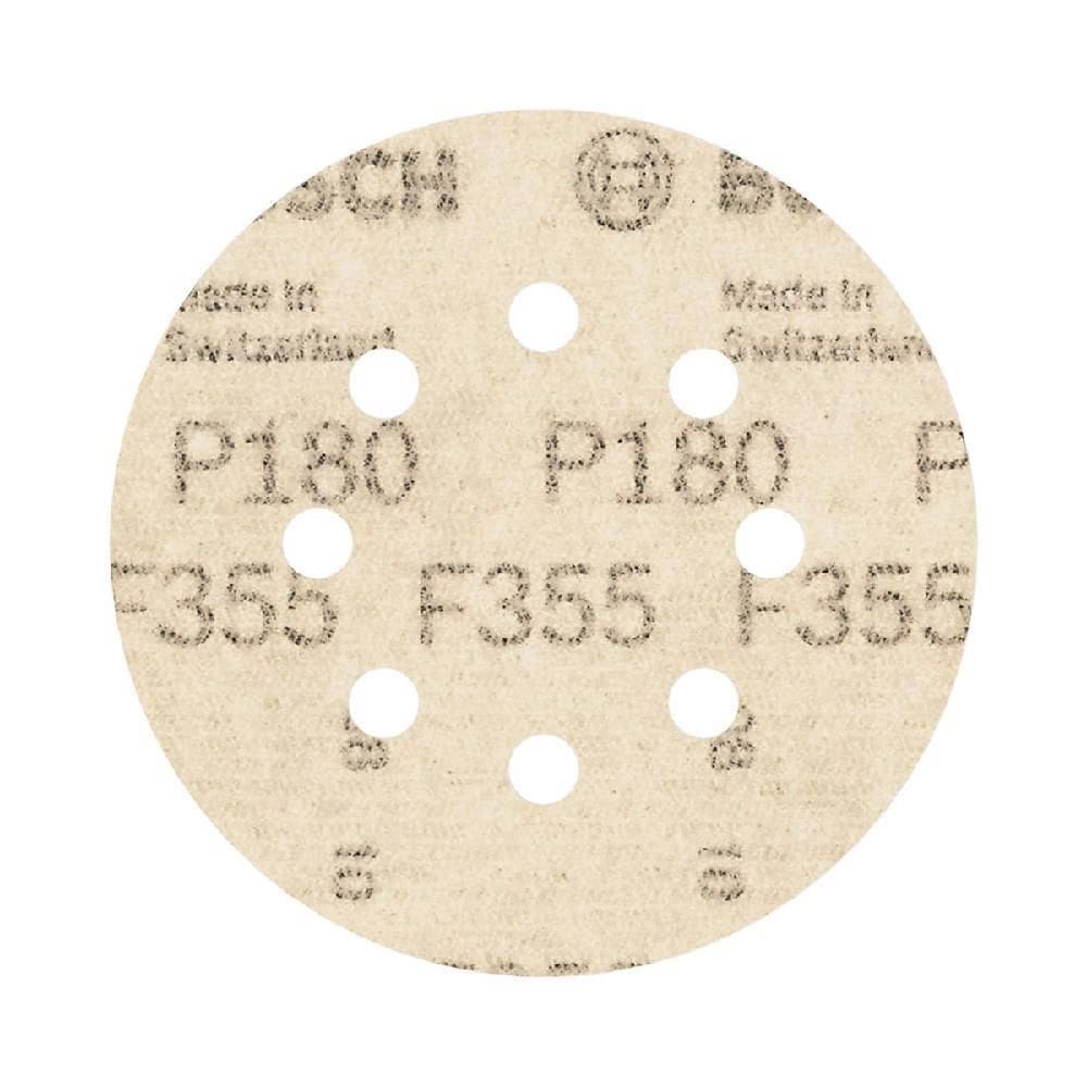 Disco De Lixa 125Mm Gr. 180 Com 5 Peças - Bosch