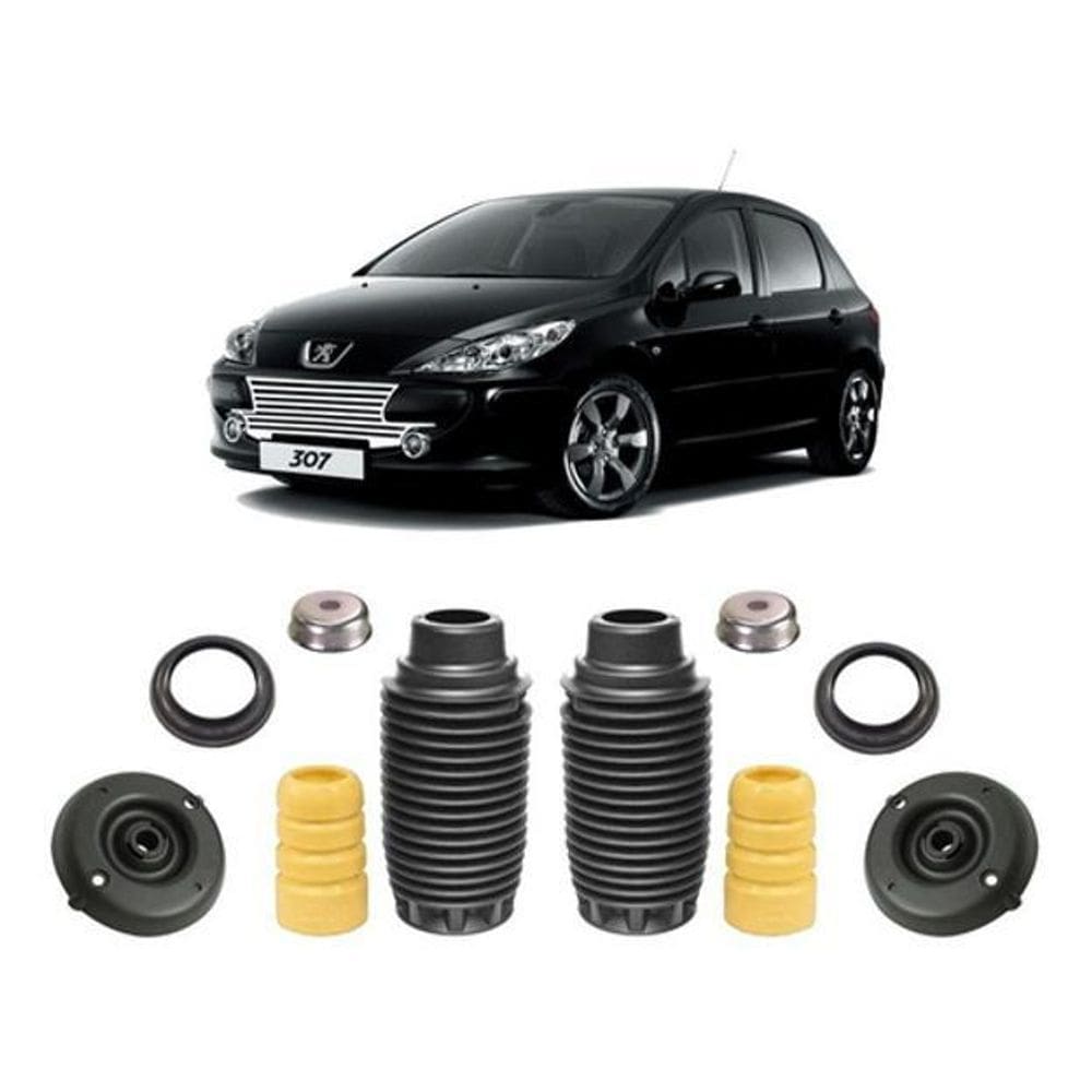 Kit Batente Suspensão Dianteira Peugeot 307 2008 2009 2010
