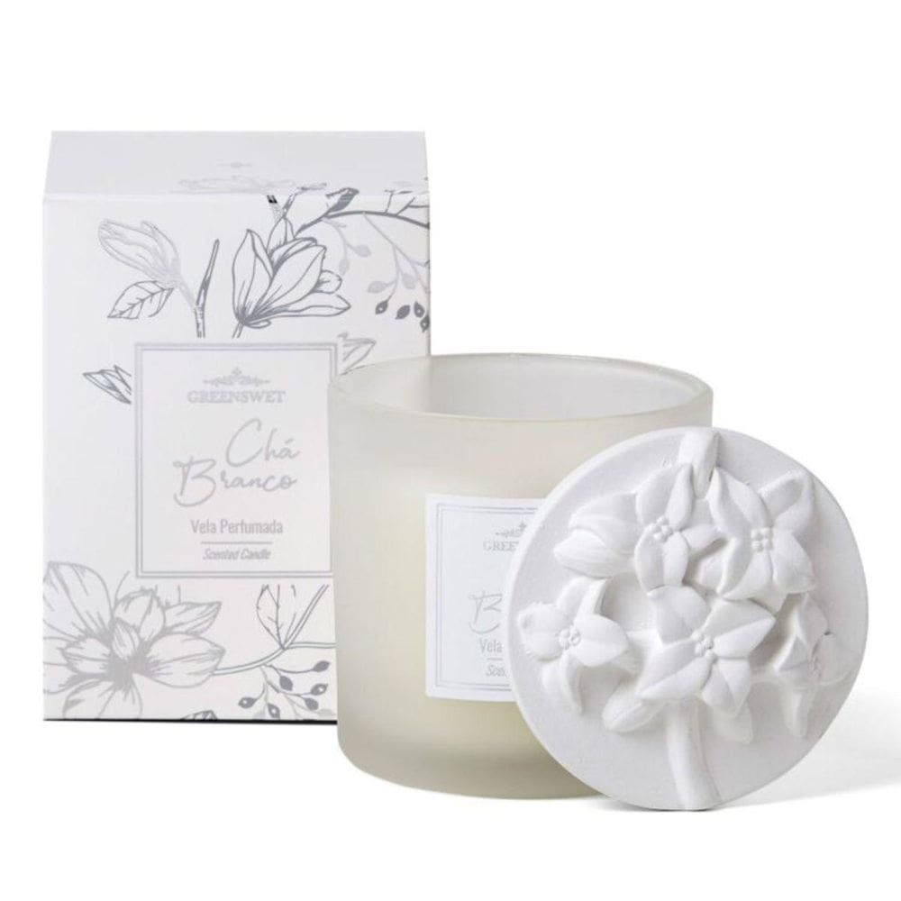 Vela Perfumada Chá Branco 180G Greenswet