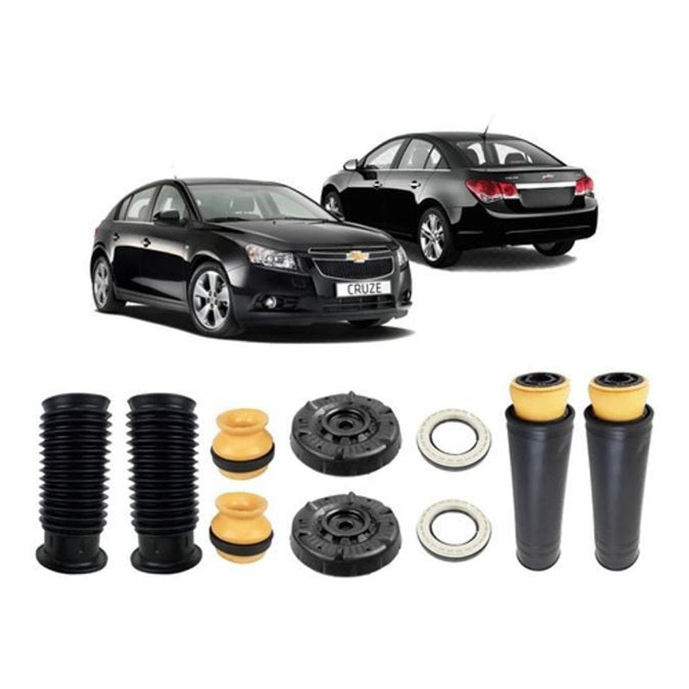 Kit Coxim Rolamento Dianteiro Traseiro Cruze 2011 2012 2013