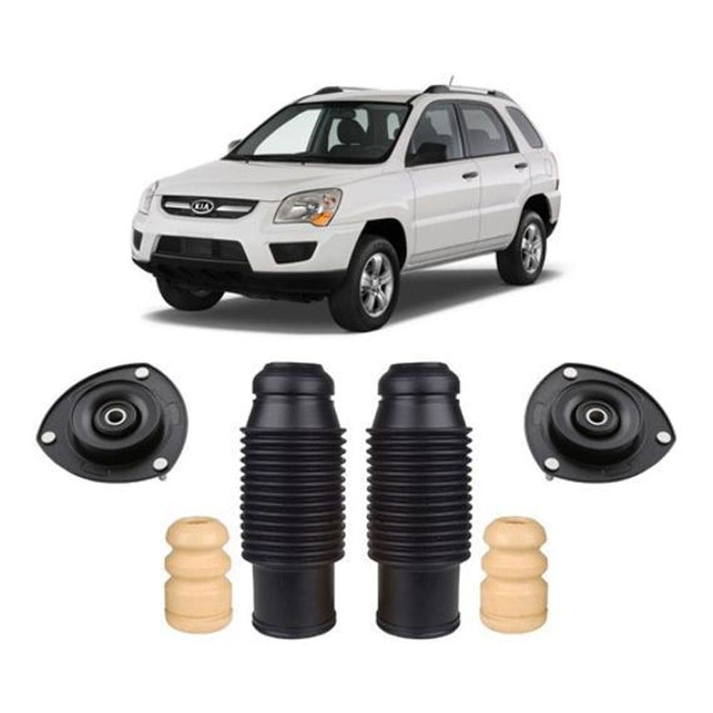Par Kit Batente Suspensão Dianteira Sportage 2005 2006 2007