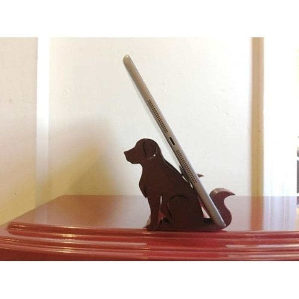Suporte Apoio De Mesa Tablet Celular Decorativo Cachorro