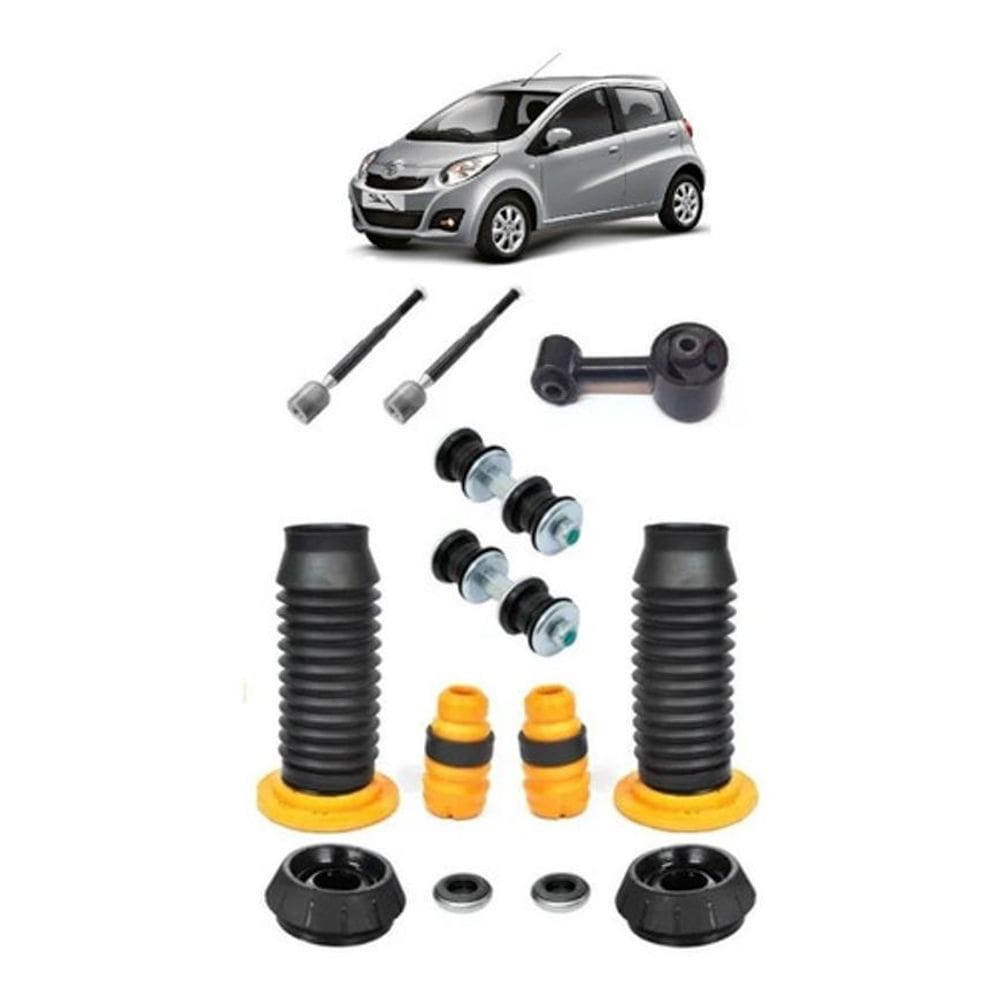 Kit Suspensão Batente Amortecedor Coxim Axial Bieleta Jac J2