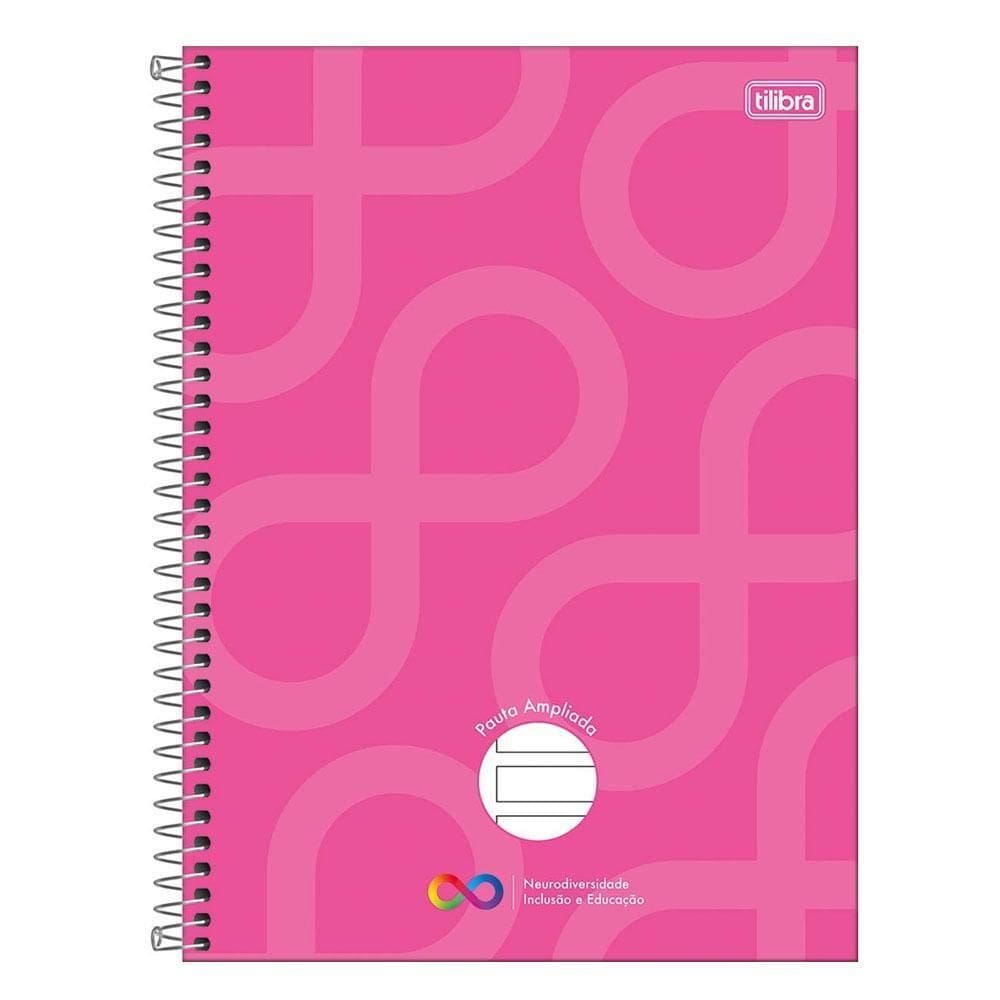Caderno Univ 1 Matéria 80Fls Nerodiversidade Rosa Tilibra