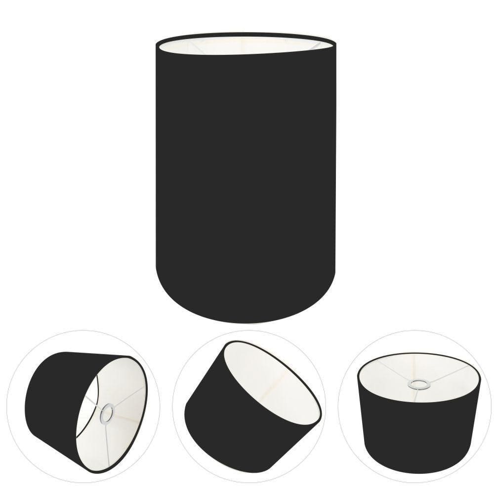 Cúpula Abajur E Luminária Cilíndrica Vivare Cp-7004 ø15x25cm - Bocal Nacional Preto