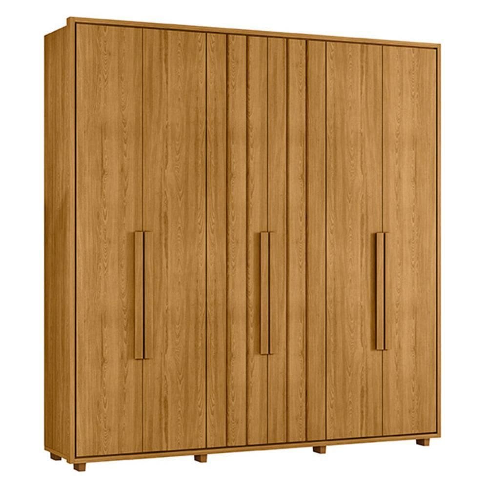Guarda Roupa Casal Veronese Ripado 6 Portas - Madetec
