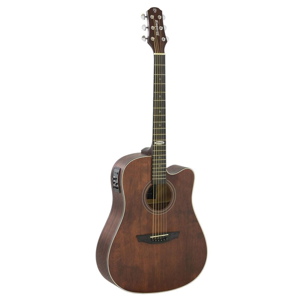 Violao Eletrico Strinberg Folk Sd200 Sms Smoked Satin + Capa