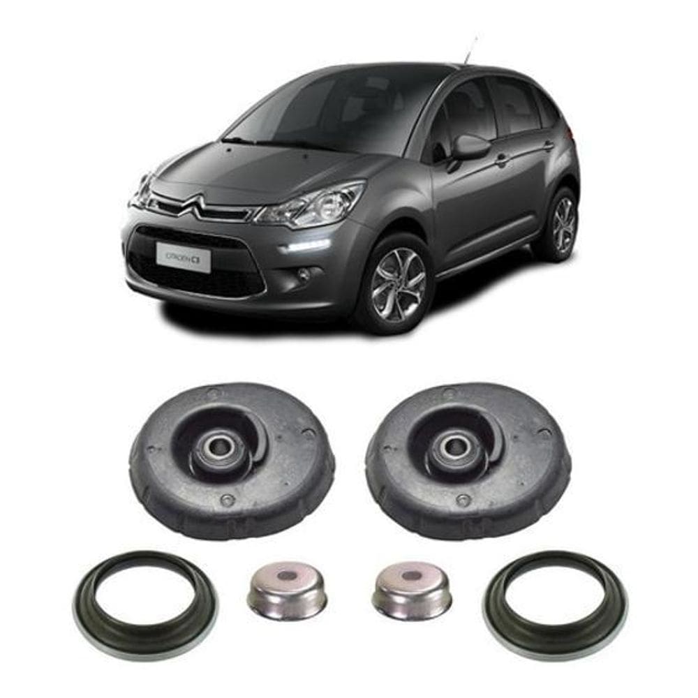 Coxim + Rolamento Dianteiro Citroen C3 2013 2014 2015