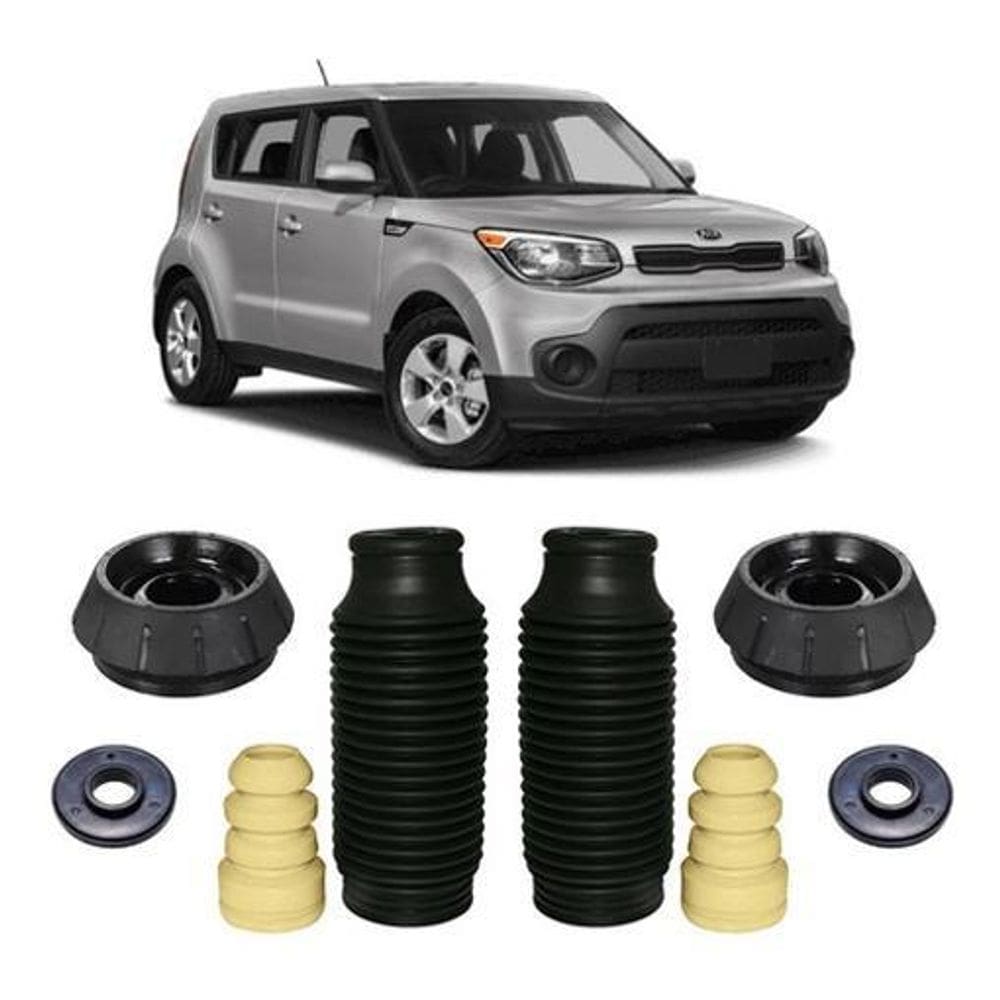 Par Kit Coxim Amortecedor Dianteiro Kia Soul 2017 2018 2019