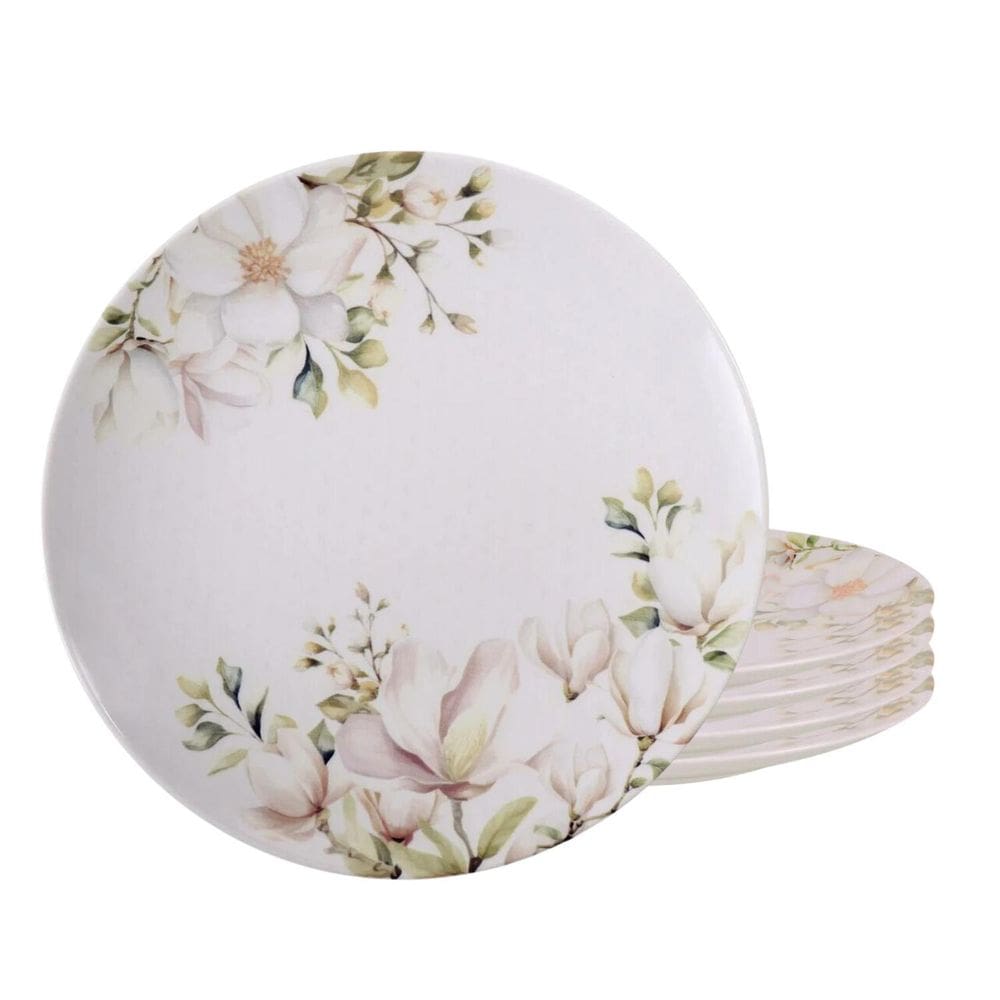 Jogo De Pratos Raso 28Cm 4Pcs Porcelana Magnolia Tramontina