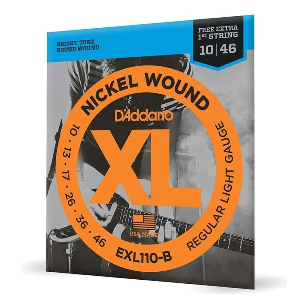 3X Encordoamento Daddario 010 Guitarra Exl110-B  Nfe