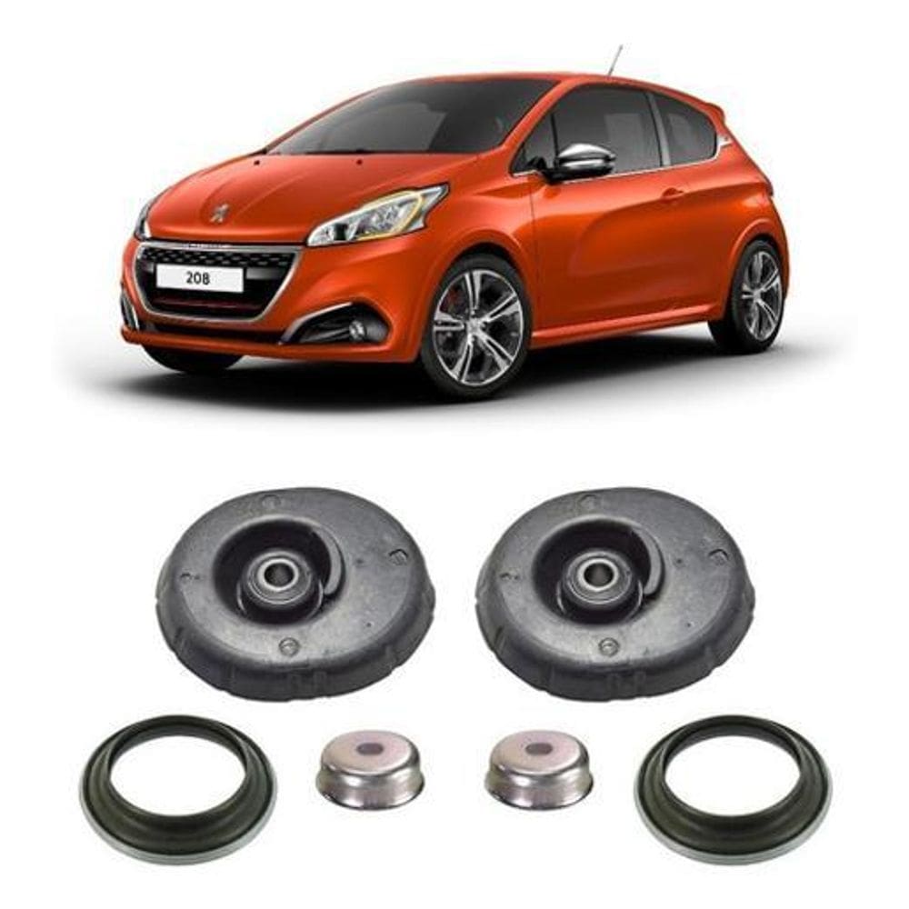 Par Rolamento + Batente Dianteiro Peugeot 208 2015 2016 17