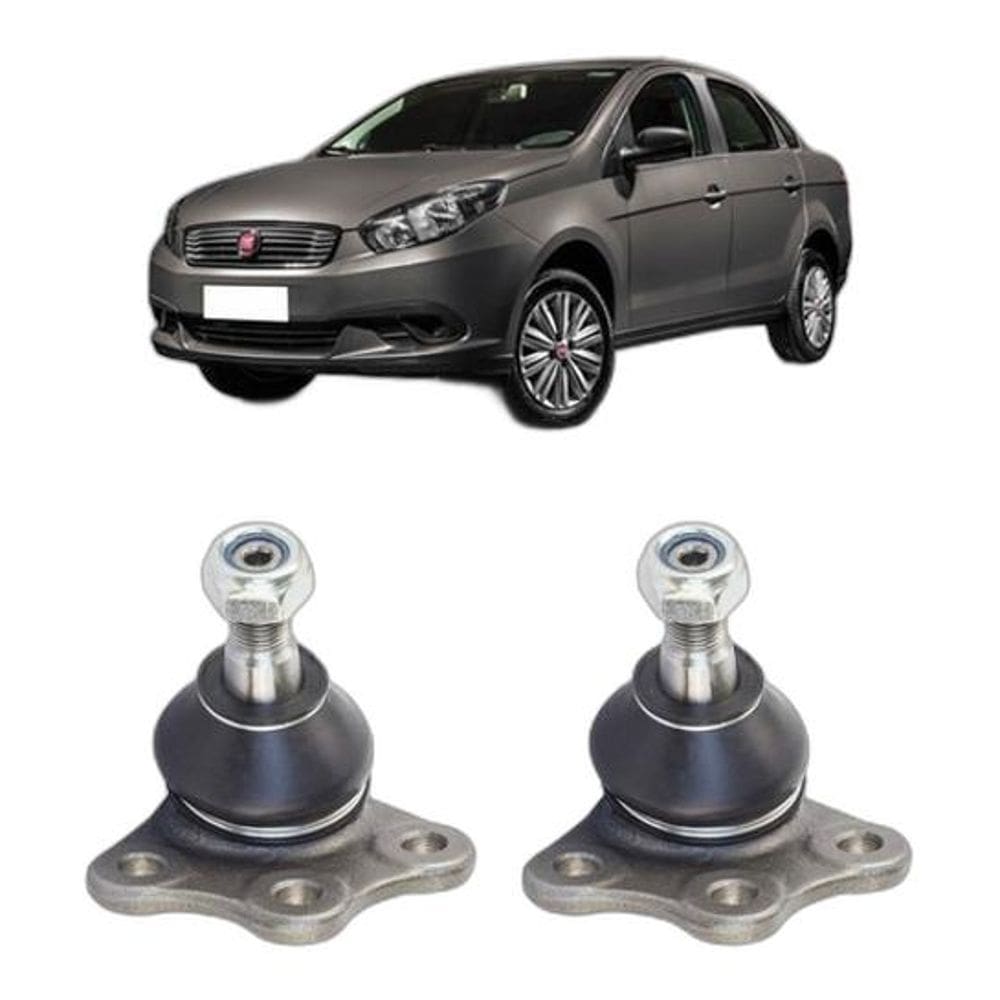 Kit 2 Pivô Bandeja Dianteira Fiat Grand Siena 2017 2018 2019