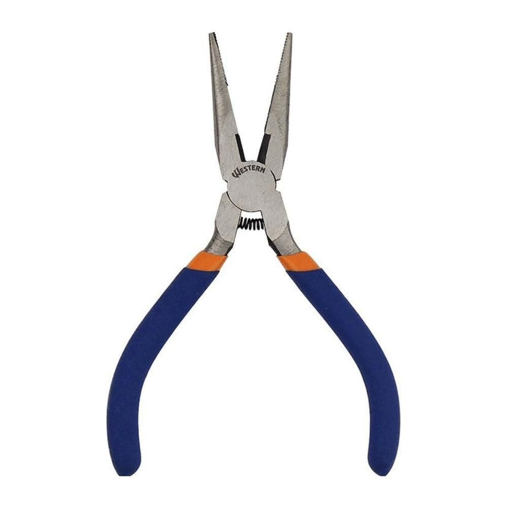 Alicate Mini Western Bico Meia Cana 5” Azul