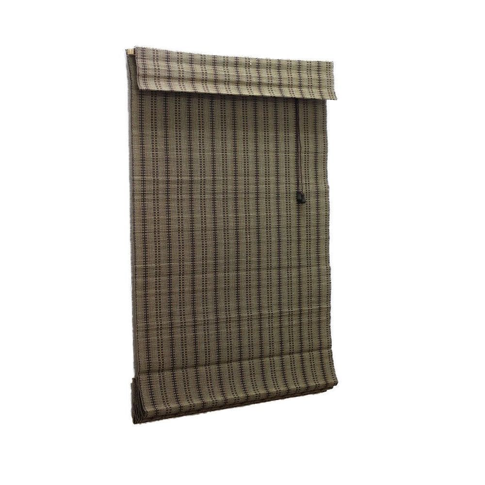 Persiana Bambu Romana Varadero 80  L  X 220  A  Cm Marrom