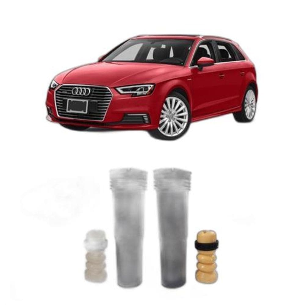 Kit 2 Coxim Batente Traseiro Audi A3 2013 2014 15 16 17