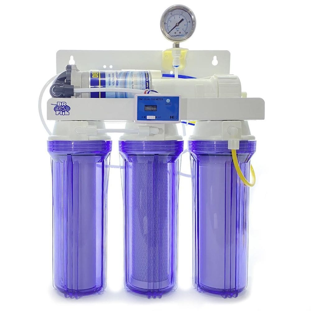 Filtro Osmose Reversa 75Gpd Manômetro + Bomba + Tds In-Line