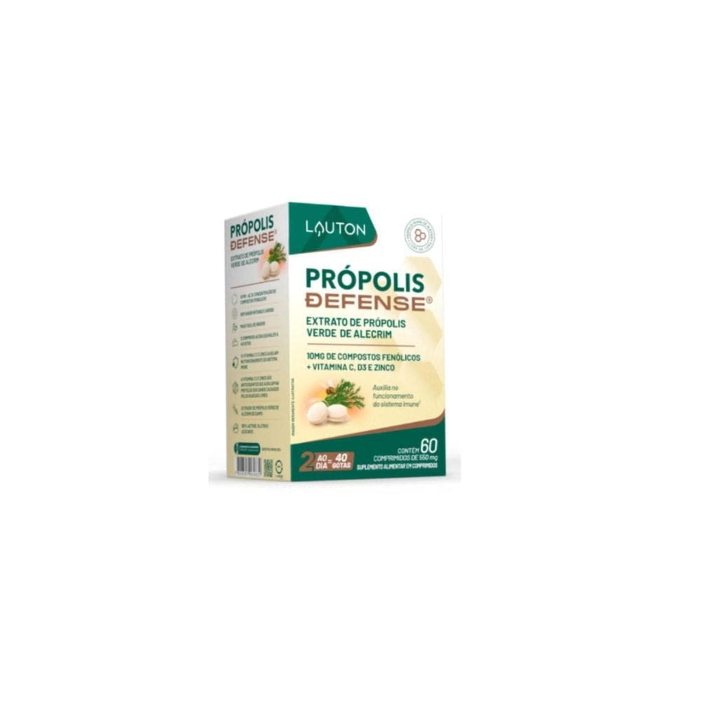 Extrato De Própolis Verde Própolis Defense Lauton 30 Comp
