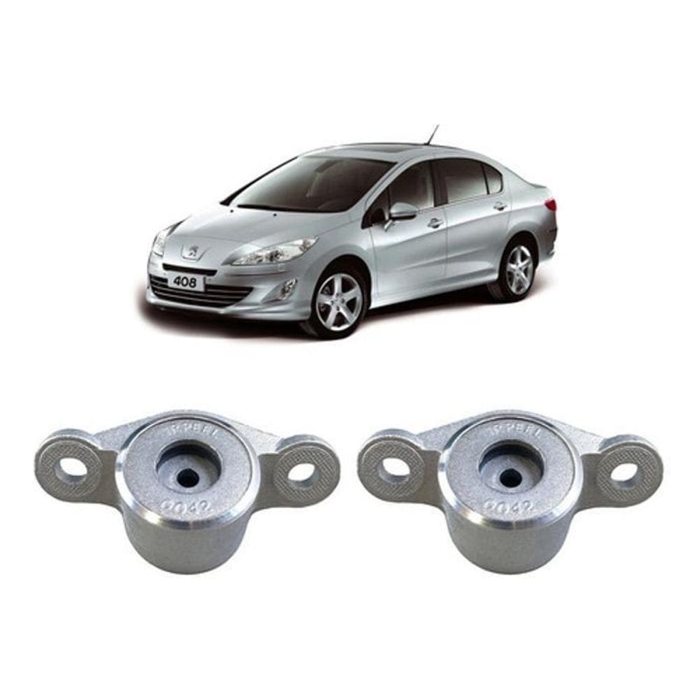 Par Coxim Batente Traseiro Peugeot 408 2011 2012 2013 2014