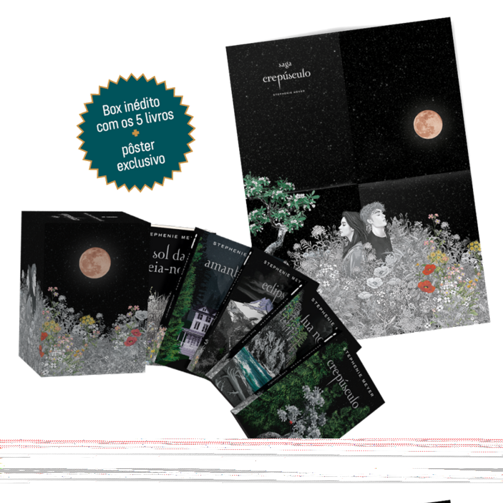 Box Crepúsculo – Edição comemorativa de 20 anos: acompanha pôster exclusivo