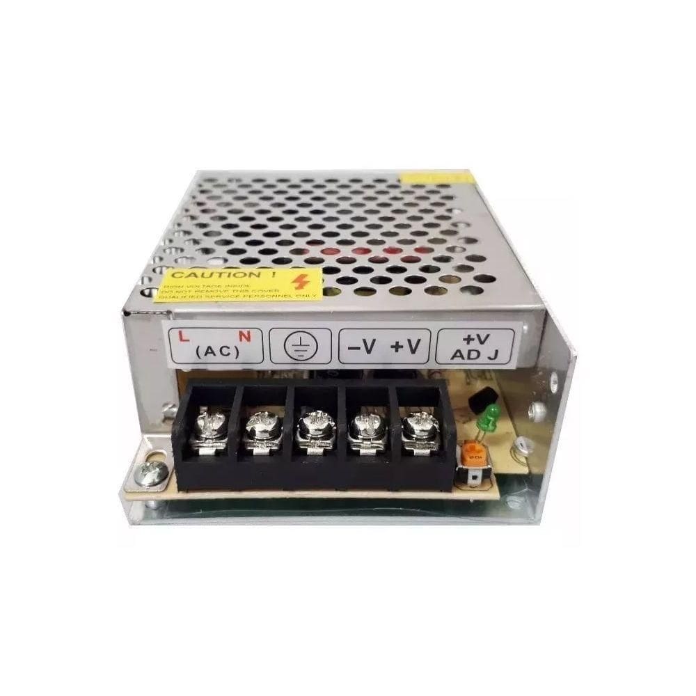 Fonte Colmeia Evus 12v 5a 60w Acom Dc Cftv Bivolt Psu-5b Pq