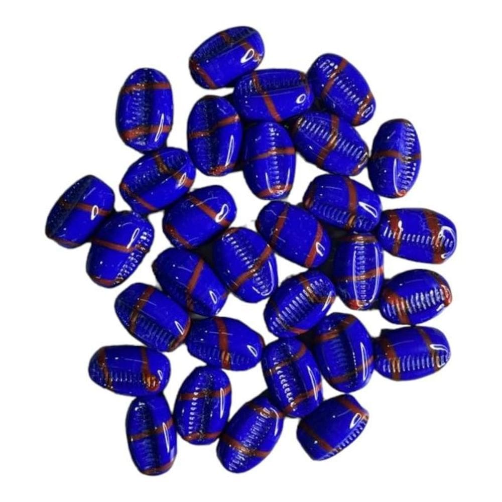 Kit C/10 Firmas Búzios 22 Mm Vermelho E Azul Murano Guias