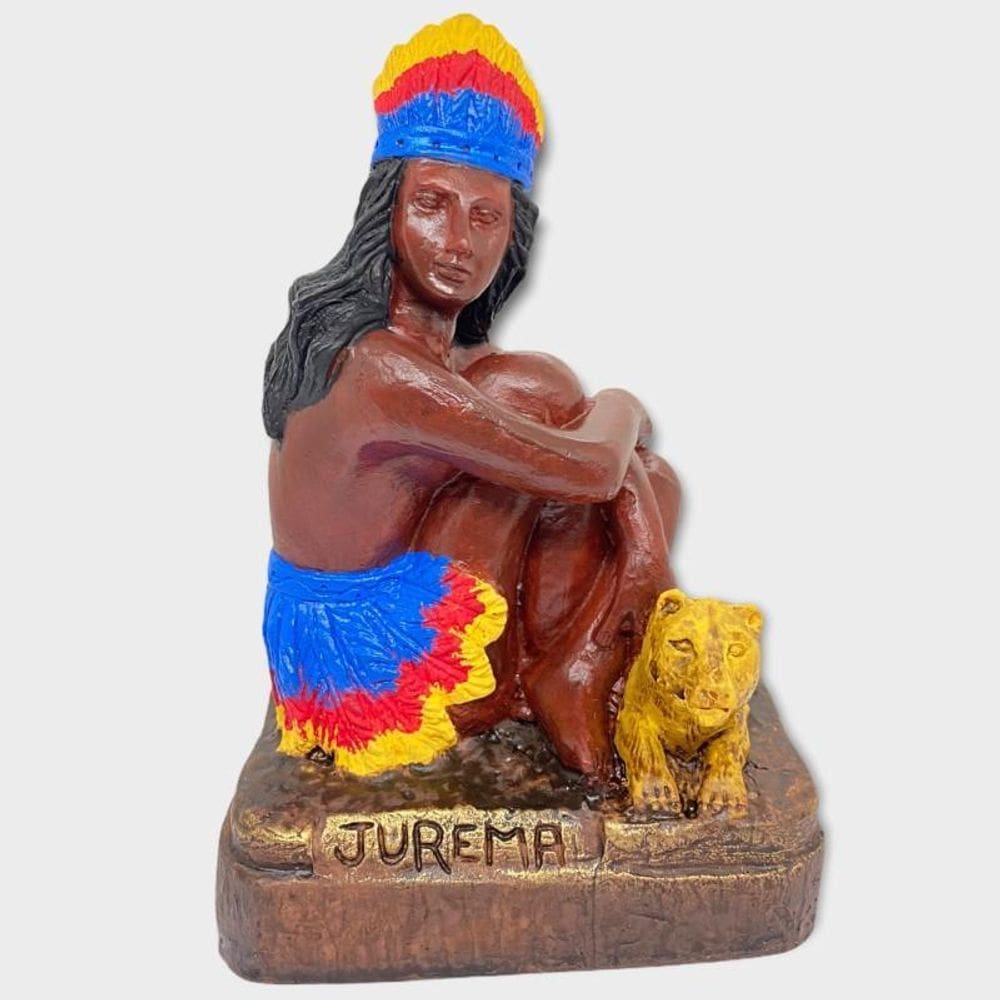 Escultura Cabocla Jurema 16 Cm - Escolha A Cor