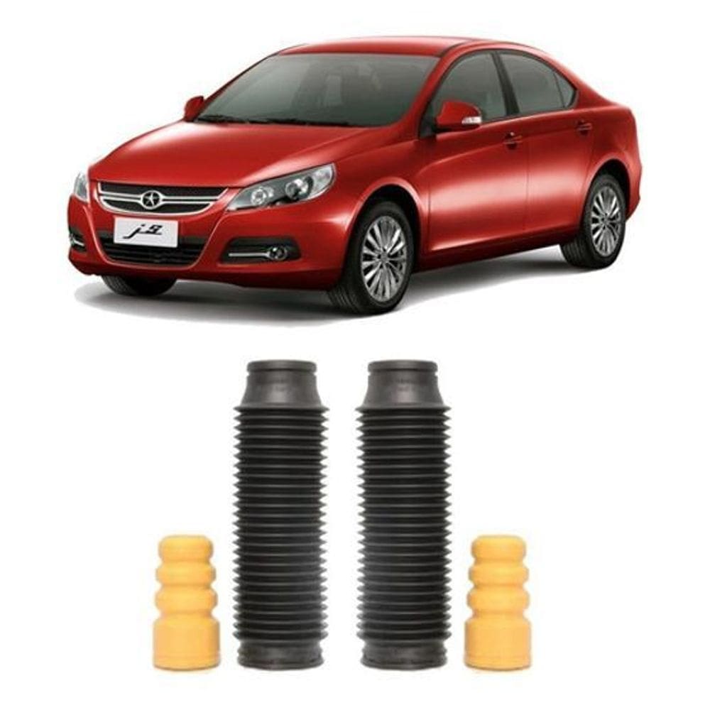 Par Batente Coifa Traseiro Jac J5 2013 2014 2015 2016 2017