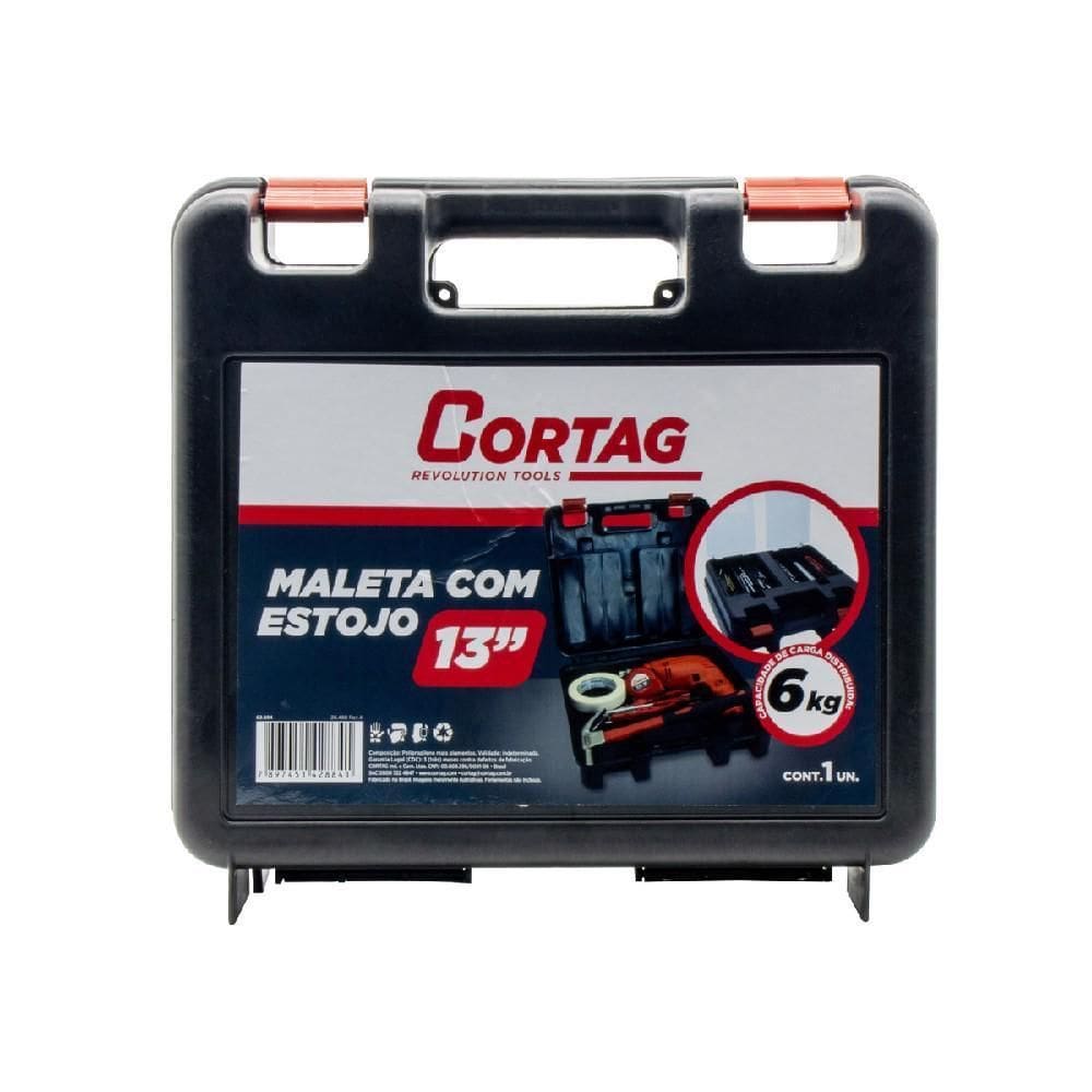 Maleta Com Estojo 13`` 6Kg Para Ferramentas  62884  - Cortag