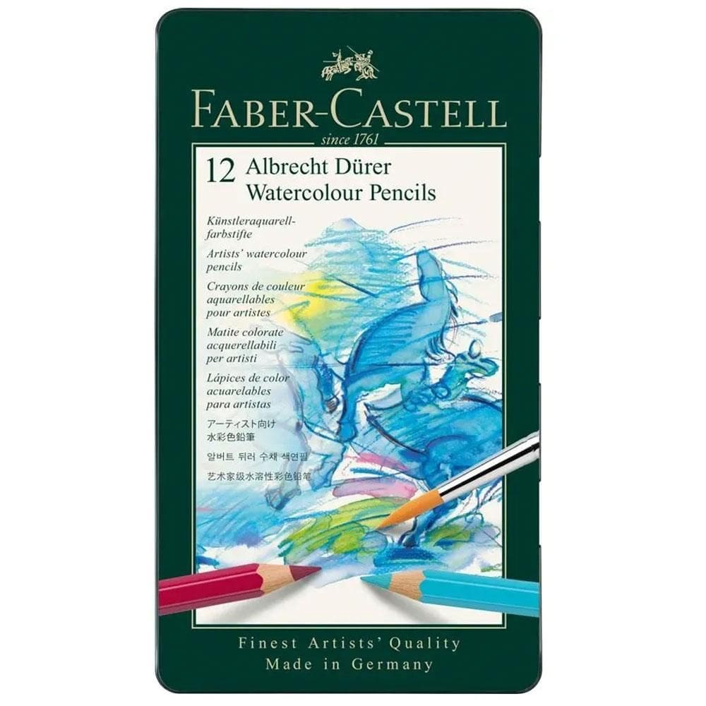 Lápis de cor 12 cores aquarelável 117512 Faber-Castell