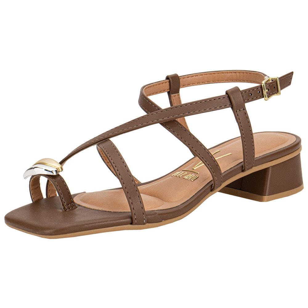 Sandália Feminina Salto Grosso Vizzano 6454123