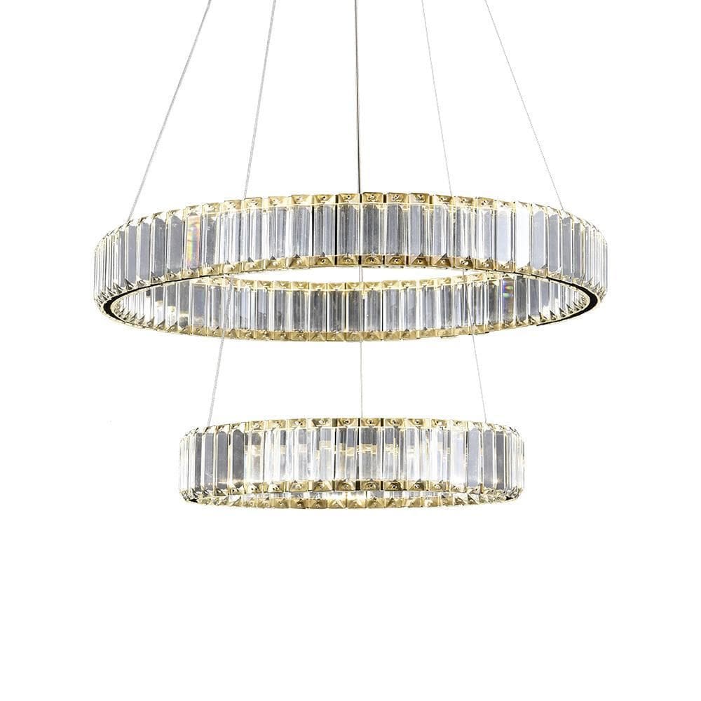 Lustre Pendente Nitrolux Ltp-019 Dourado Led Bivolt