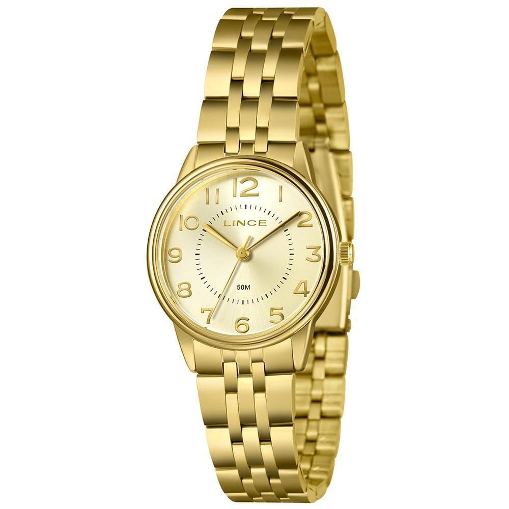 Relógio Feminino Lince Dourado LRGM027L32 B2KX
