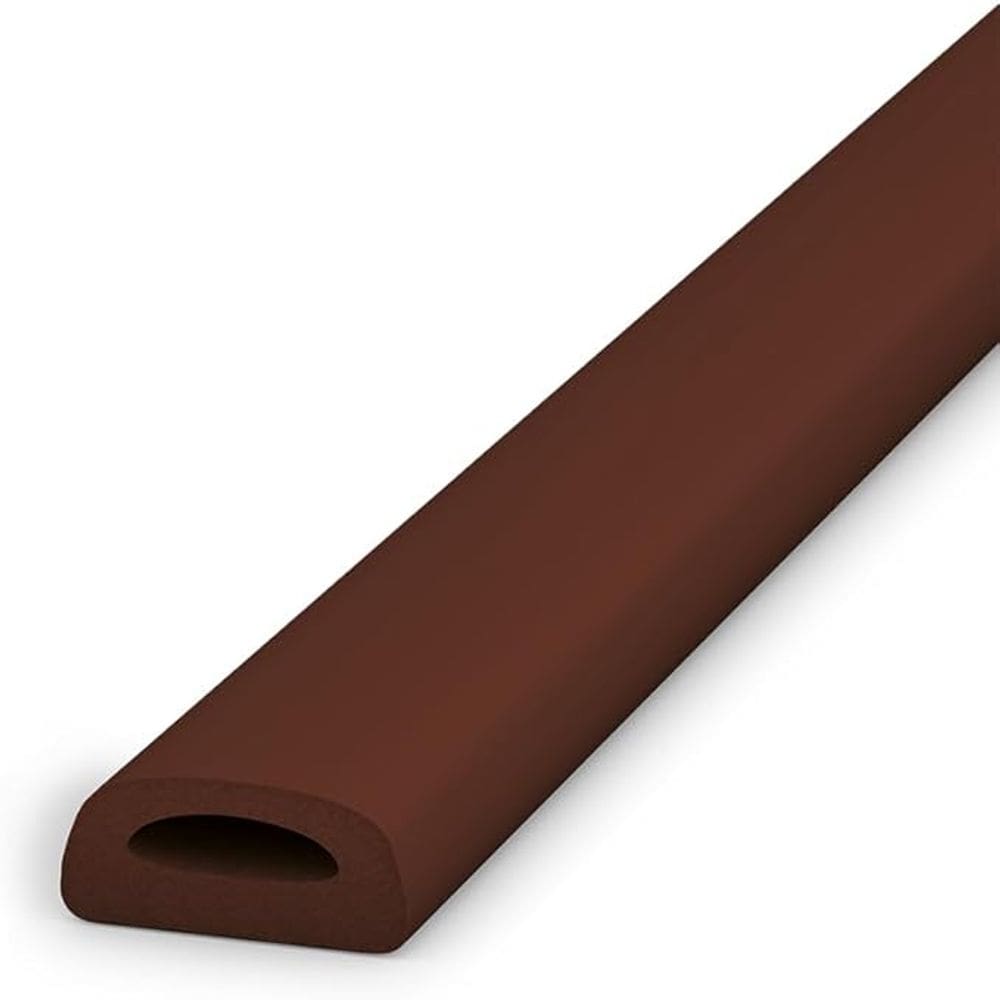 Veda Frestas Adesivo 4mm Marrom Isolamento Térmico Vedação Porta Janela