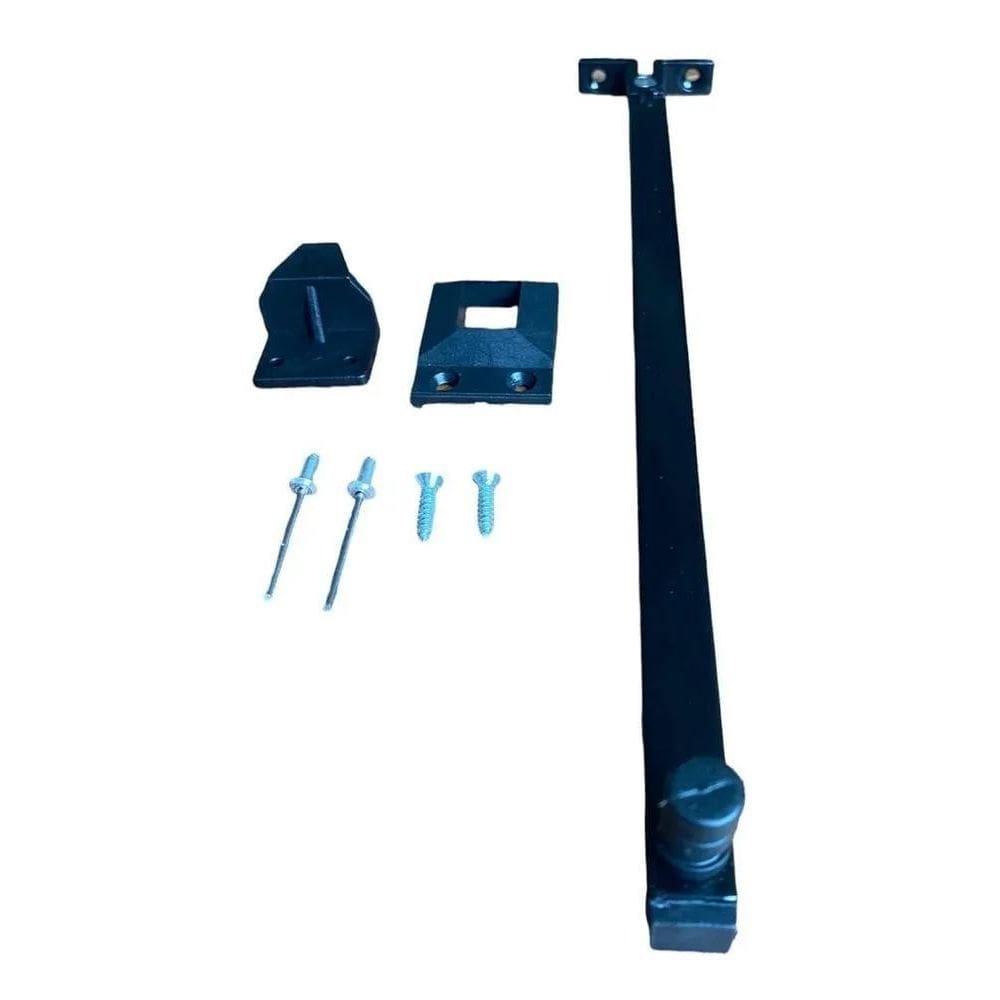 10X Haste Puxador Janela Maxim Ar De Alumínio Frontal - 30Cm