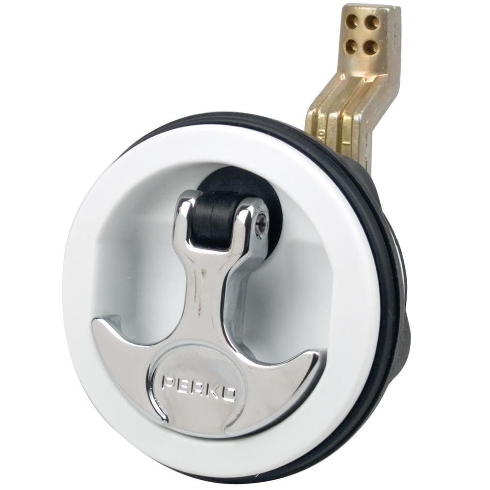 Suporte de superfície com alça em T branca Perko 1092DP1WHT